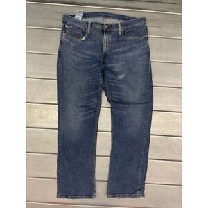 Levis 559 Jeans Mens 38X32 Blue Medium Wash Denim‎ Relaxed Straight Leg